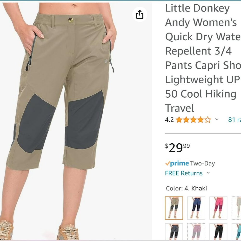 Little Donkey Andy Capri Size S